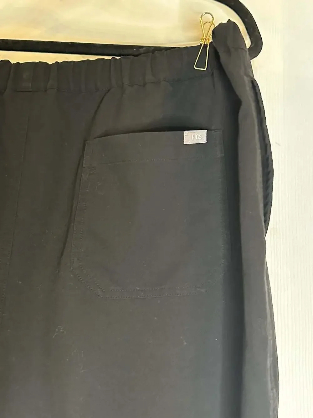 FIGS Men's Pisco Basic Scrub Pants Black Style FM4500